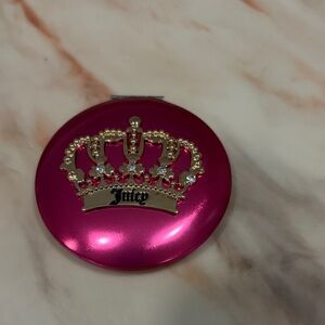 Juicy Couture Hot Pink Crown Compact Mirror
